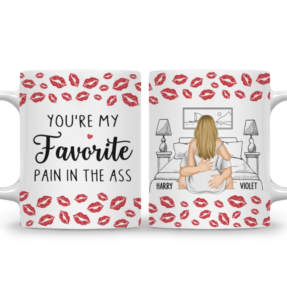 Custom Anniversary Keepsake Gifts For Couple • My Favourite Pain - Personalized Coffee Mug