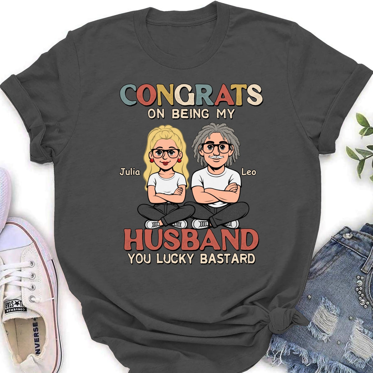 Custom Christmas Anniversary Keepsake Gifts For Husband • Being My Husband Retro - Personalized Shirt