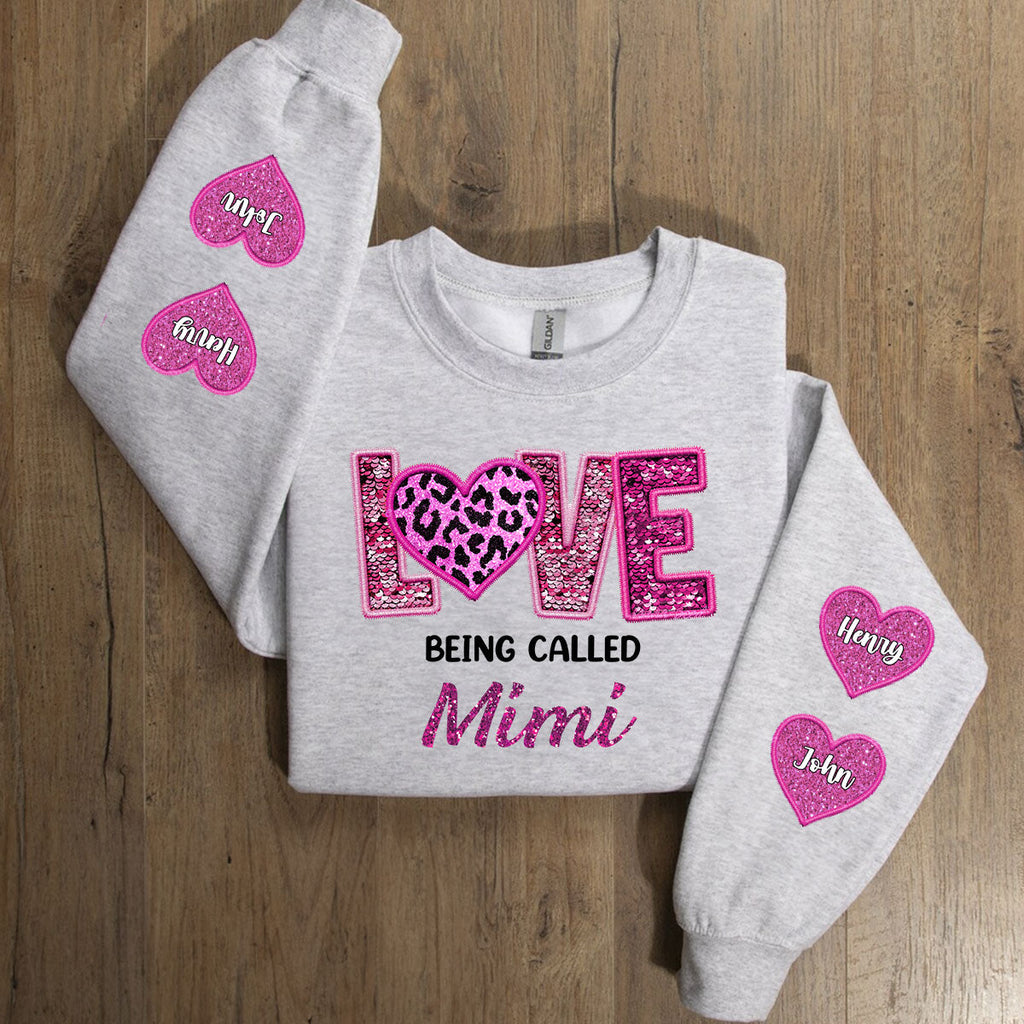 Love Being Called Grandma - Personalized Sweatshirt