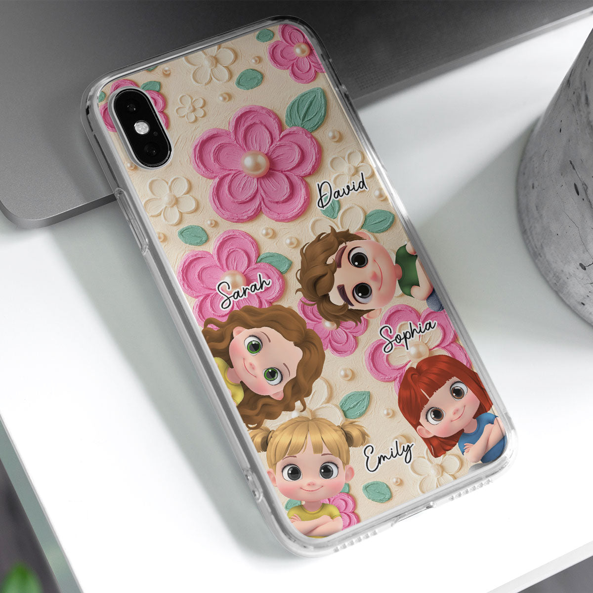 Proud Of Being Grandma - Personalized 3D Effect Phone Case