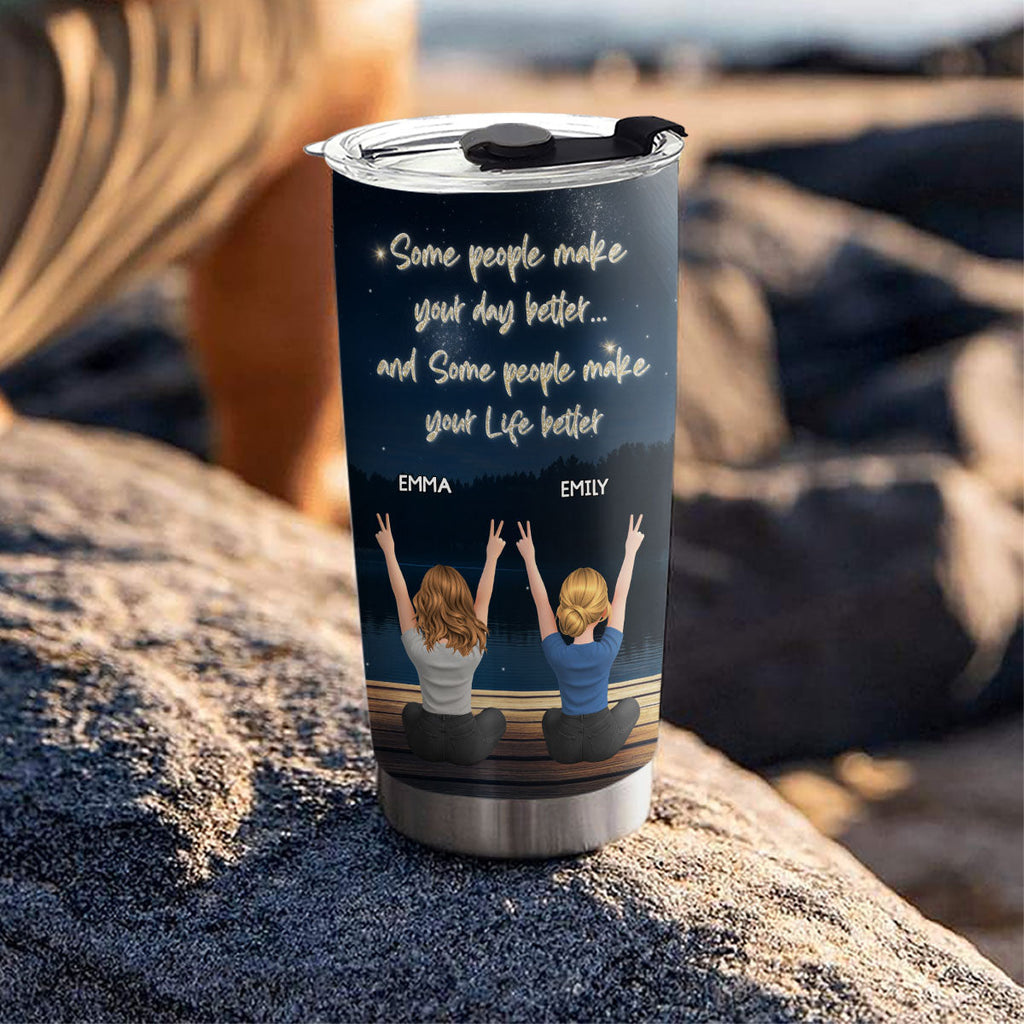 Custom Christmas Birthday Gifts For Best Friend • Better With You - Personalized Tumbler
