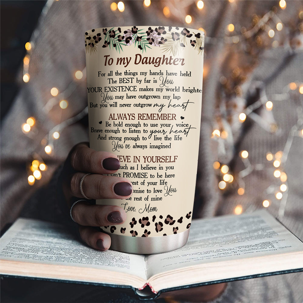 Custom Christmas Birthday Gifts For Daughter • Always Remember - Personalized Tumbler