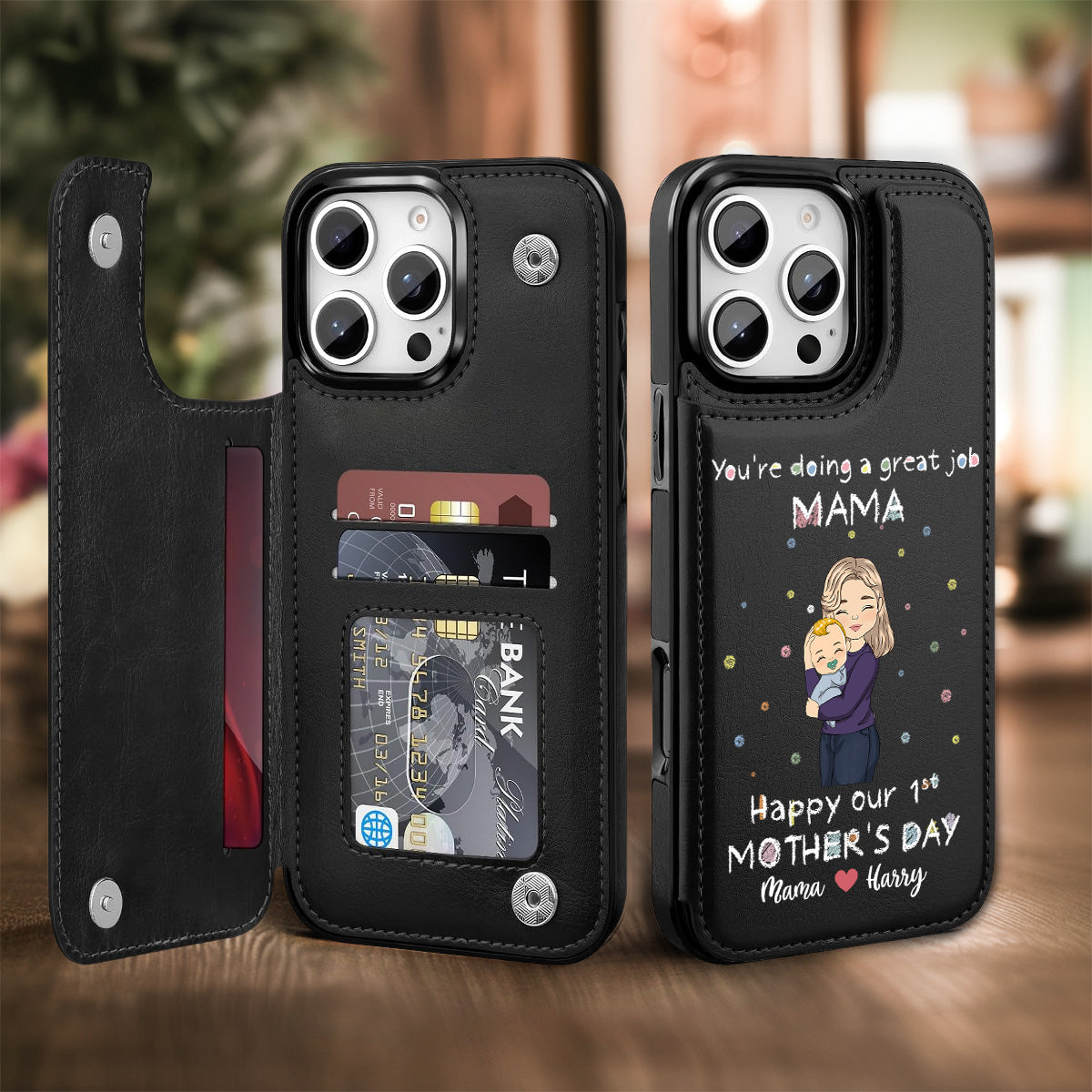 You Are Doing A Great Job - Personalized Leather Phone Case