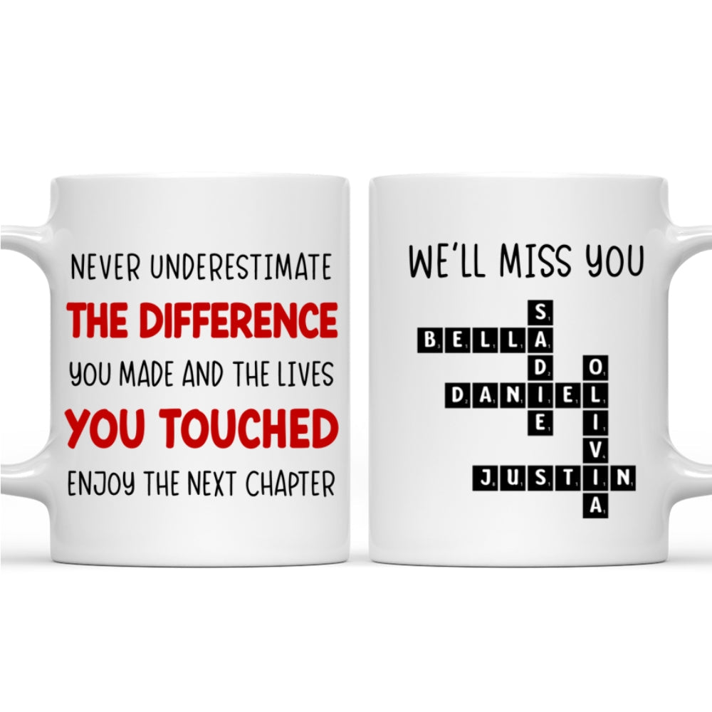 Custom Coworker, Christmas & Birthday Team Appreciation Gift • The Next Chapter - Personalized Coffee Mug