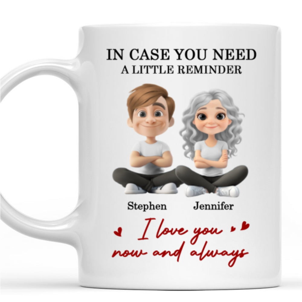 Custom Anniversary Keepsake Gifts For Couple • A Little Reminder - Personalized Coffee Mug