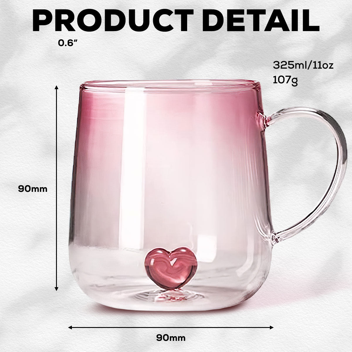 Custom Name & Birth Flower Birthday, Christmas Gift for Best Friend • You Are Beautiful Flower - Personalized Pink Gradient Glass Mug