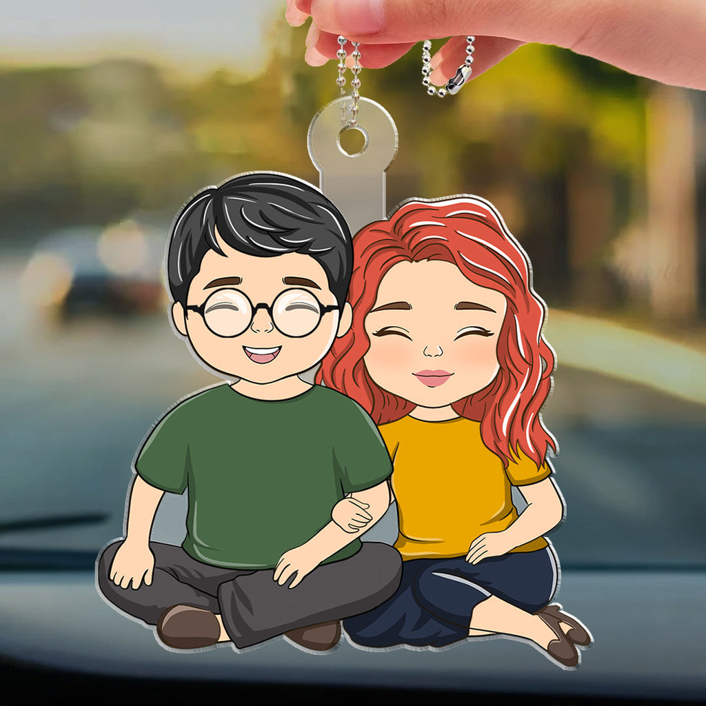 Couple Love - Personalized Car Ornament