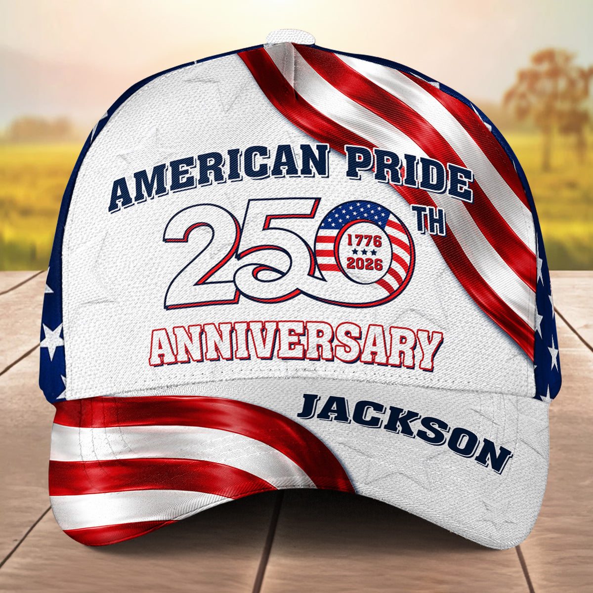 The Time For Us To Take Pride In USA - Personalized Classic Cap