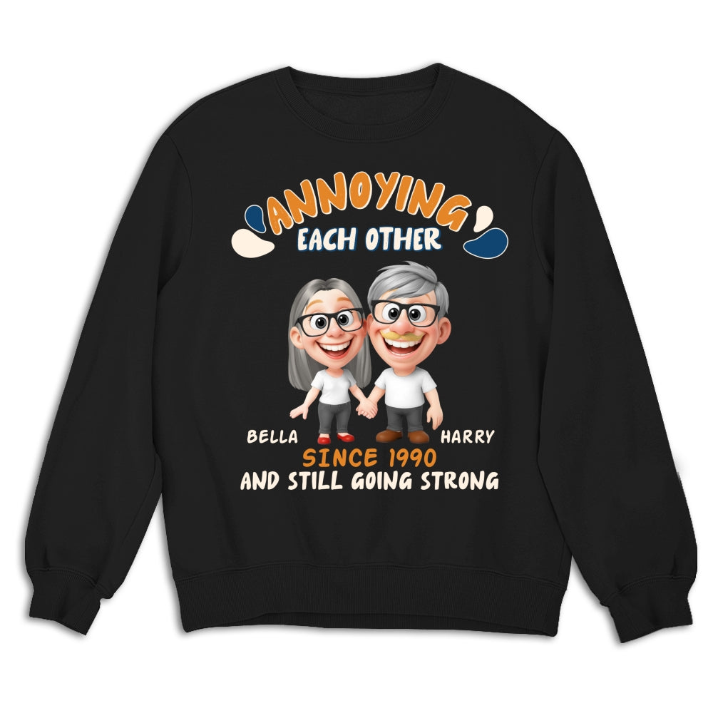 Custom Anniversary Keepsake Gifts For Couple • Caricature Love Couple - Personalized Shirt