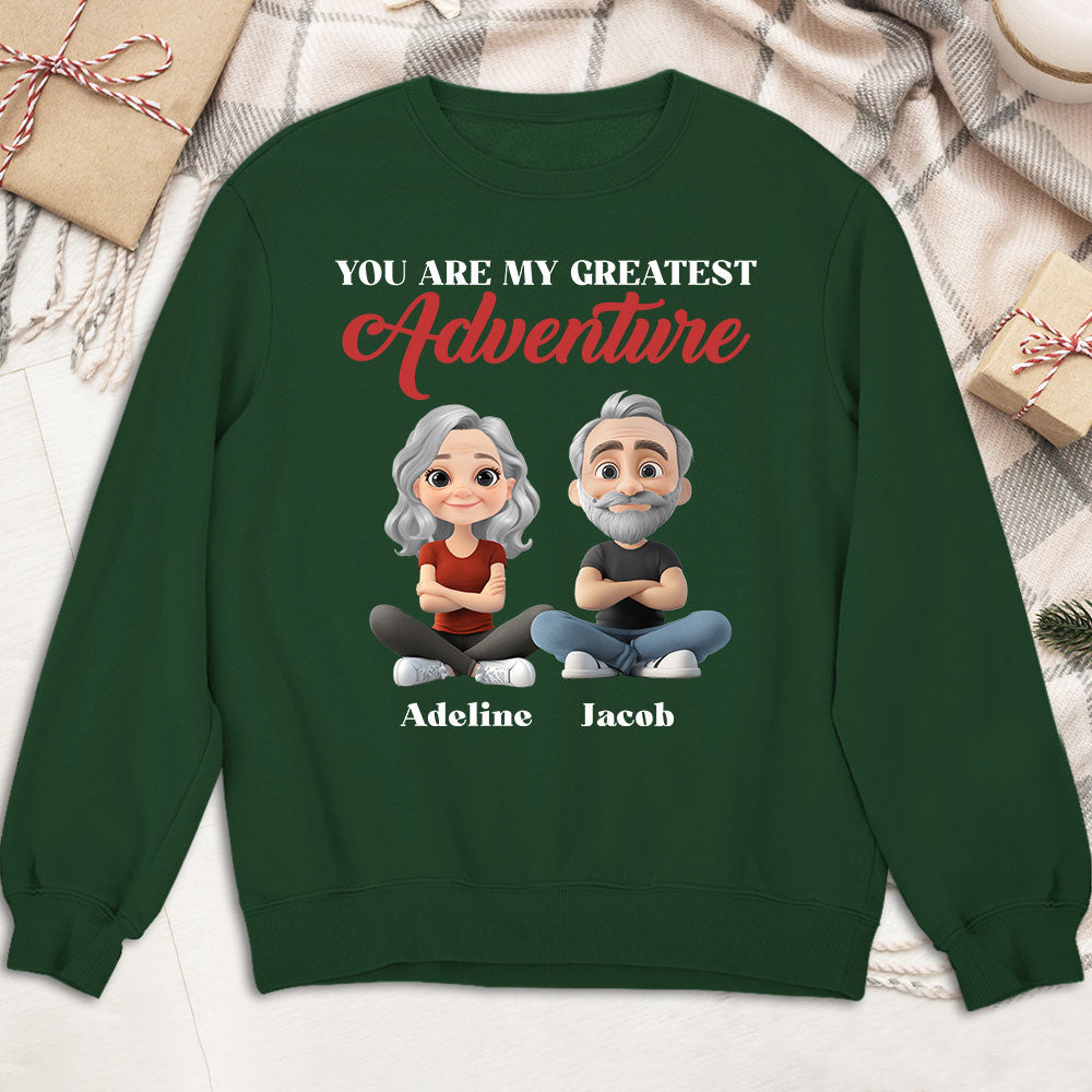 Custom Christmas Anniversary Keepsake Gifts For Husband • My Greatest Adventure - Personalized Shirt