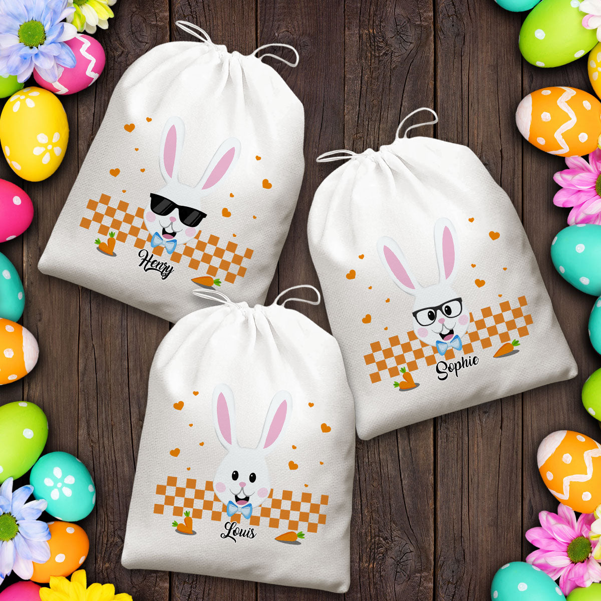 Show Me The Bunny - Personalized Favor Bag