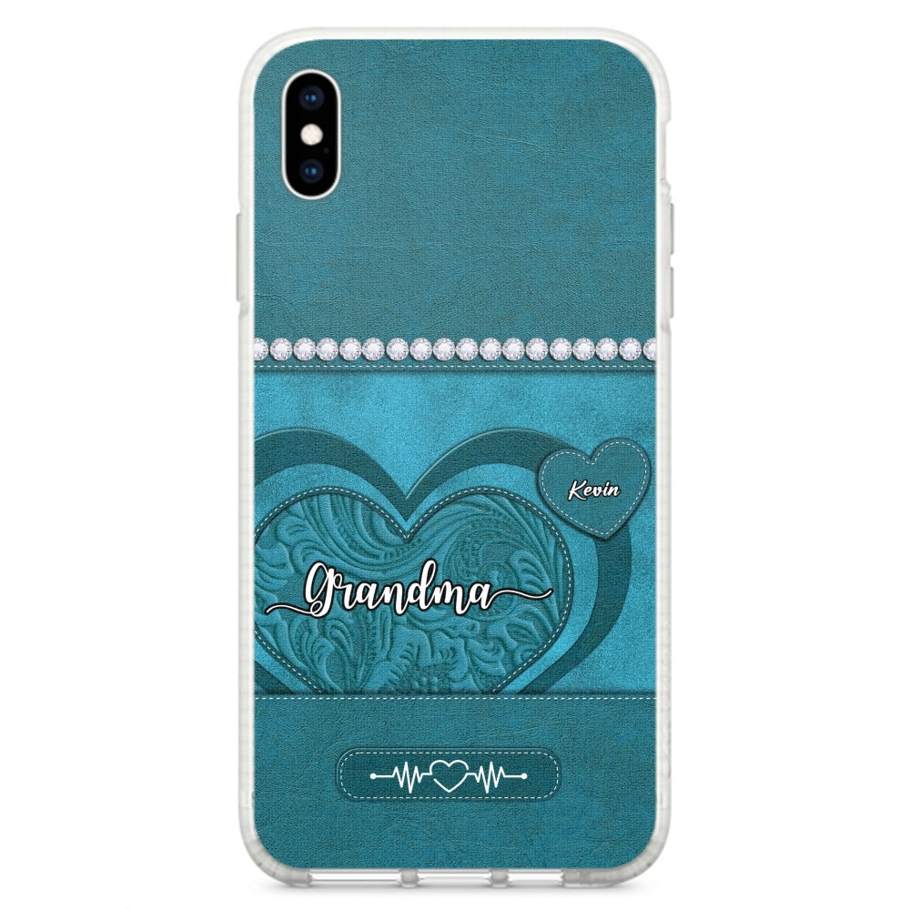 Floral Heart - Personalized Phone Case