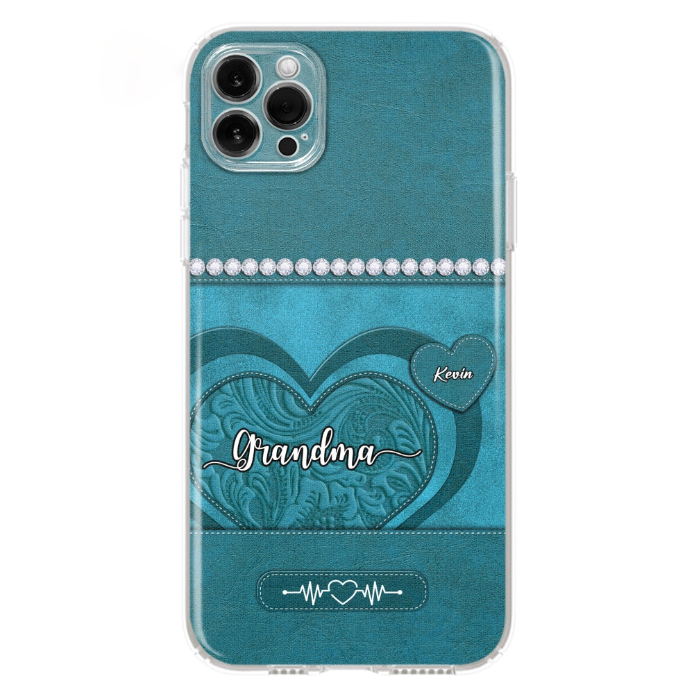 Floral Heart - Personalized Phone Case