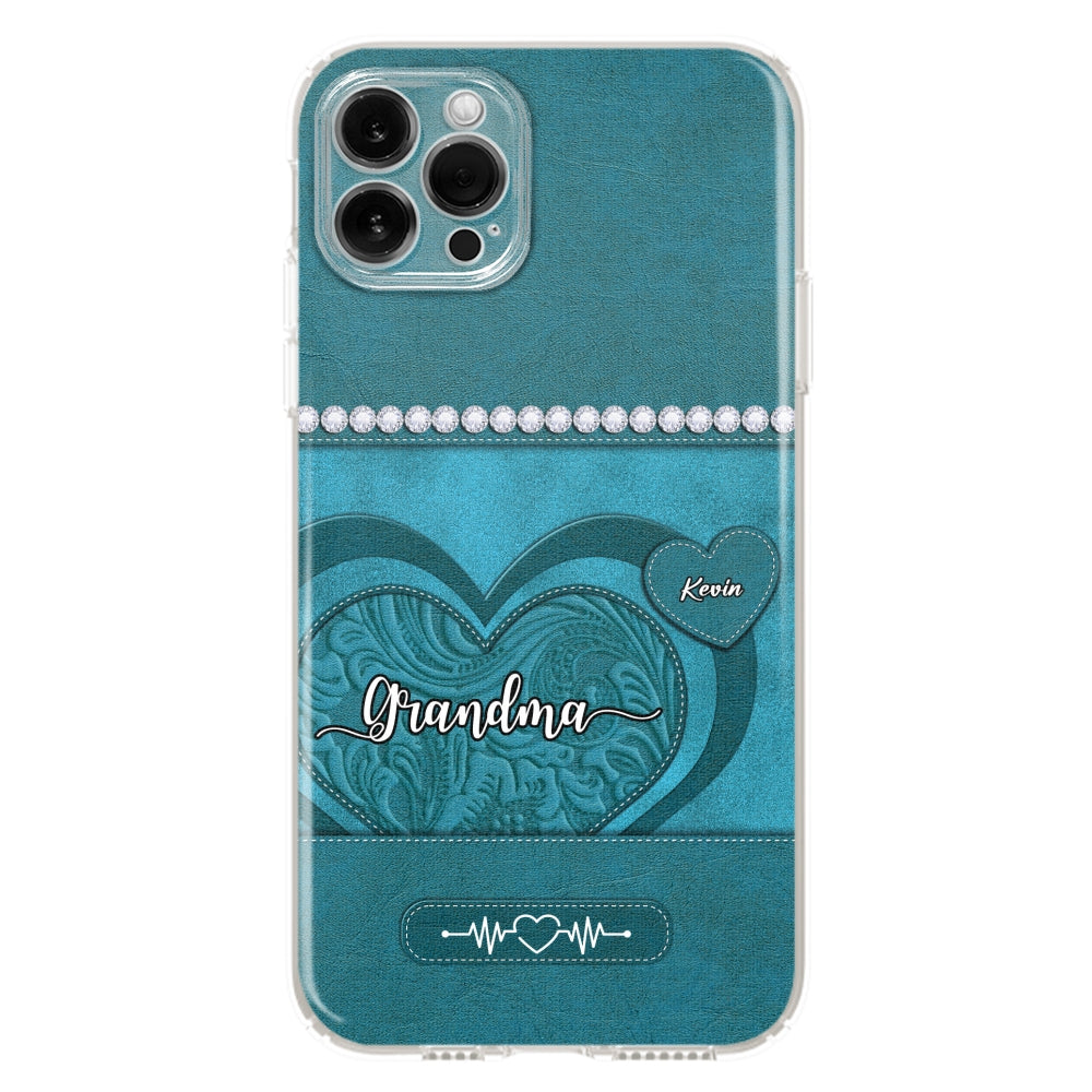 Floral Heart - Personalized Phone Case