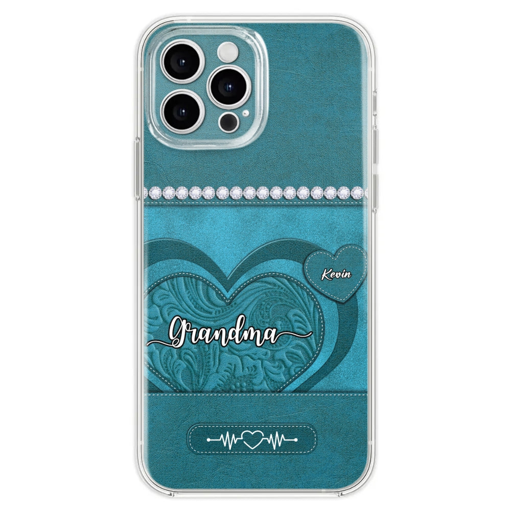 Floral Heart - Personalized Phone Case