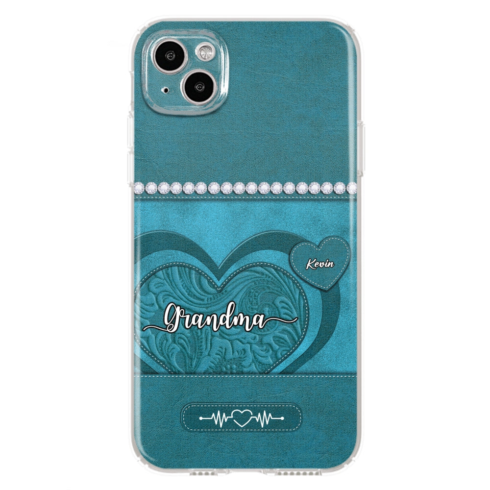 Floral Heart - Personalized Phone Case