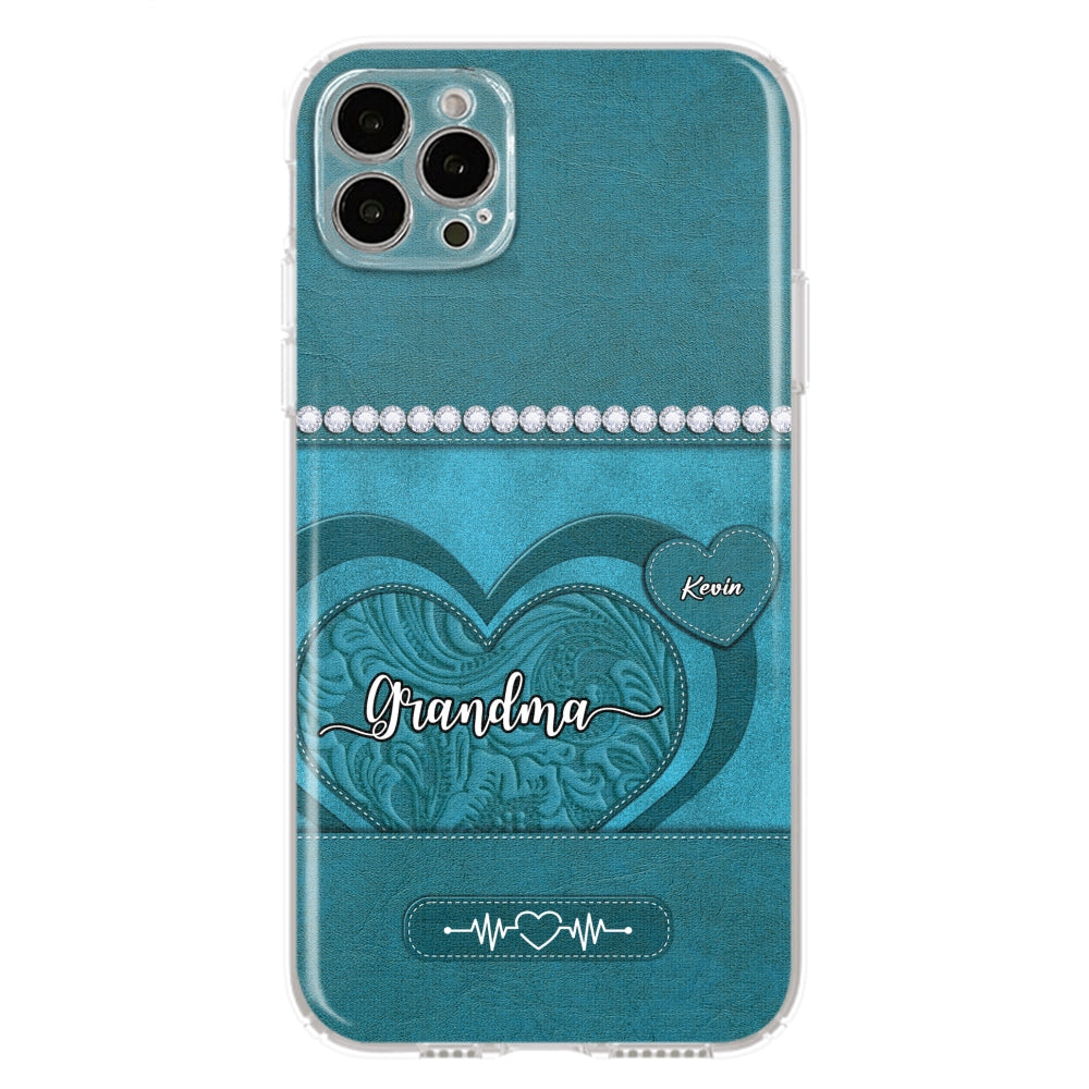 Floral Heart - Personalized Phone Case