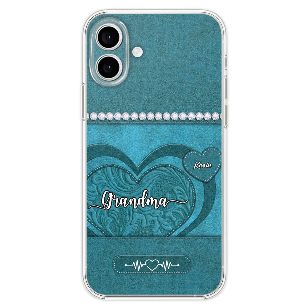 Floral Heart - Personalized Phone Case