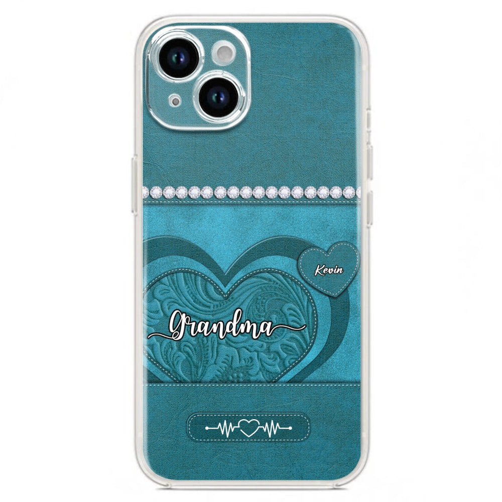 Floral Heart - Personalized Phone Case