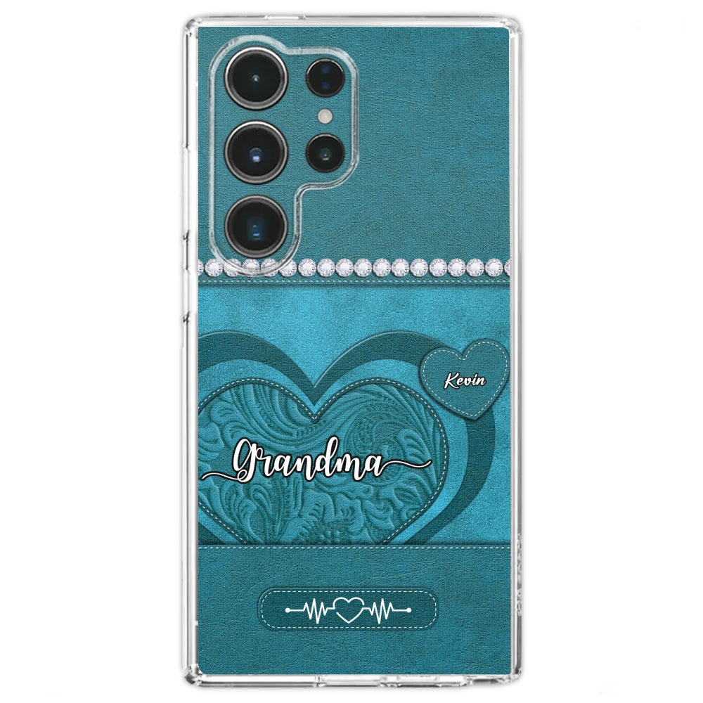 Floral Heart - Personalized Phone Case