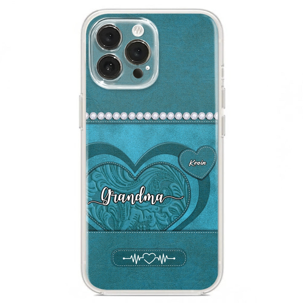 Floral Heart - Personalized Phone Case