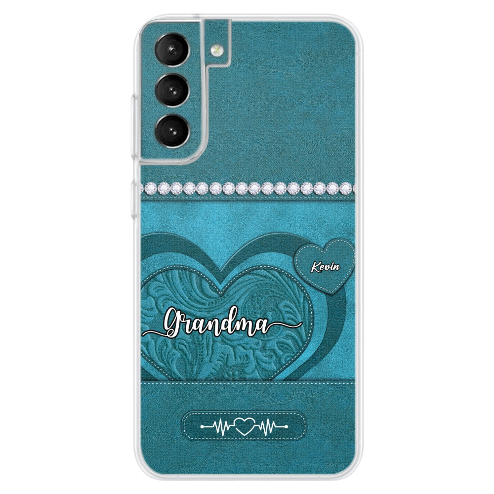 Floral Heart - Personalized Phone Case