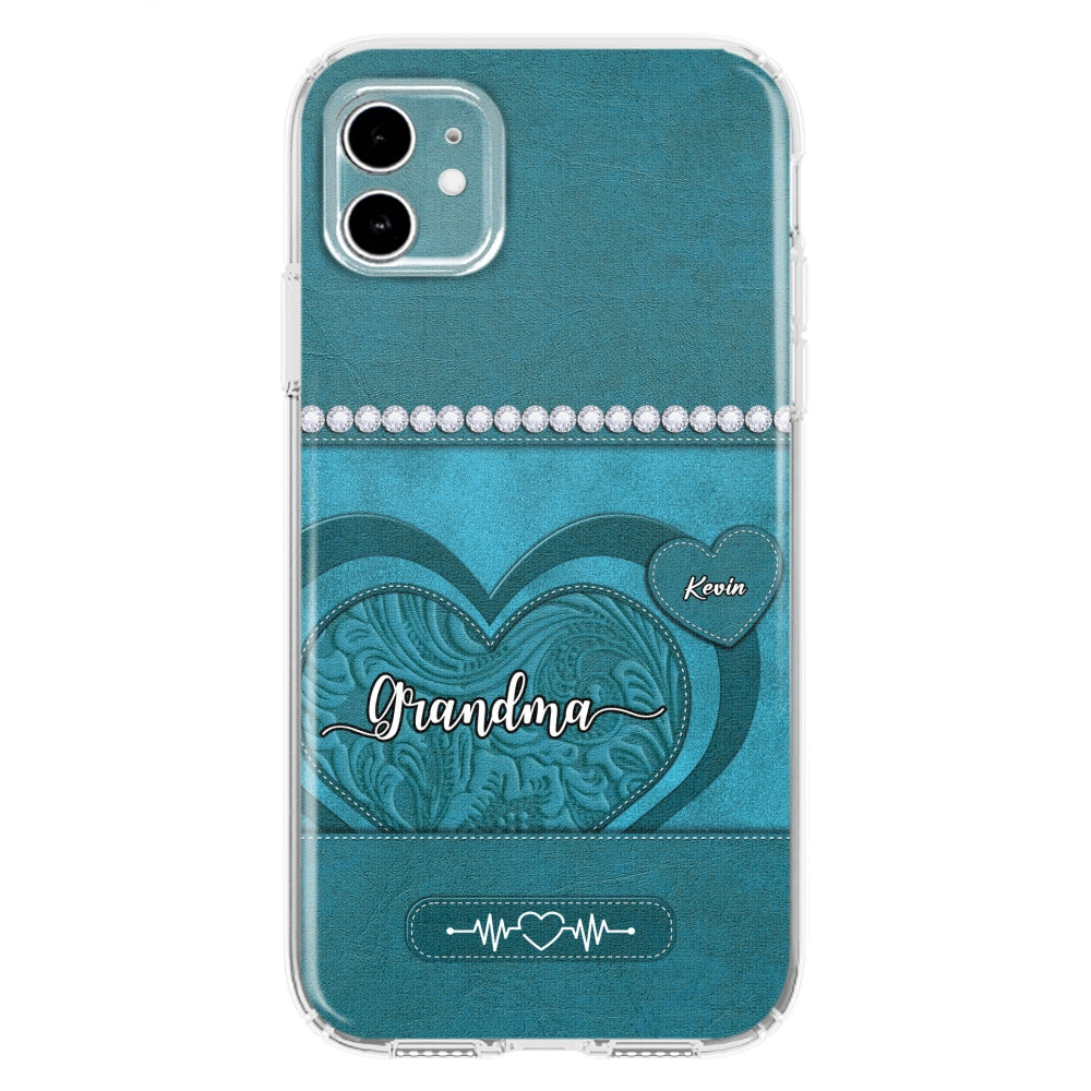 Floral Heart - Personalized Phone Case