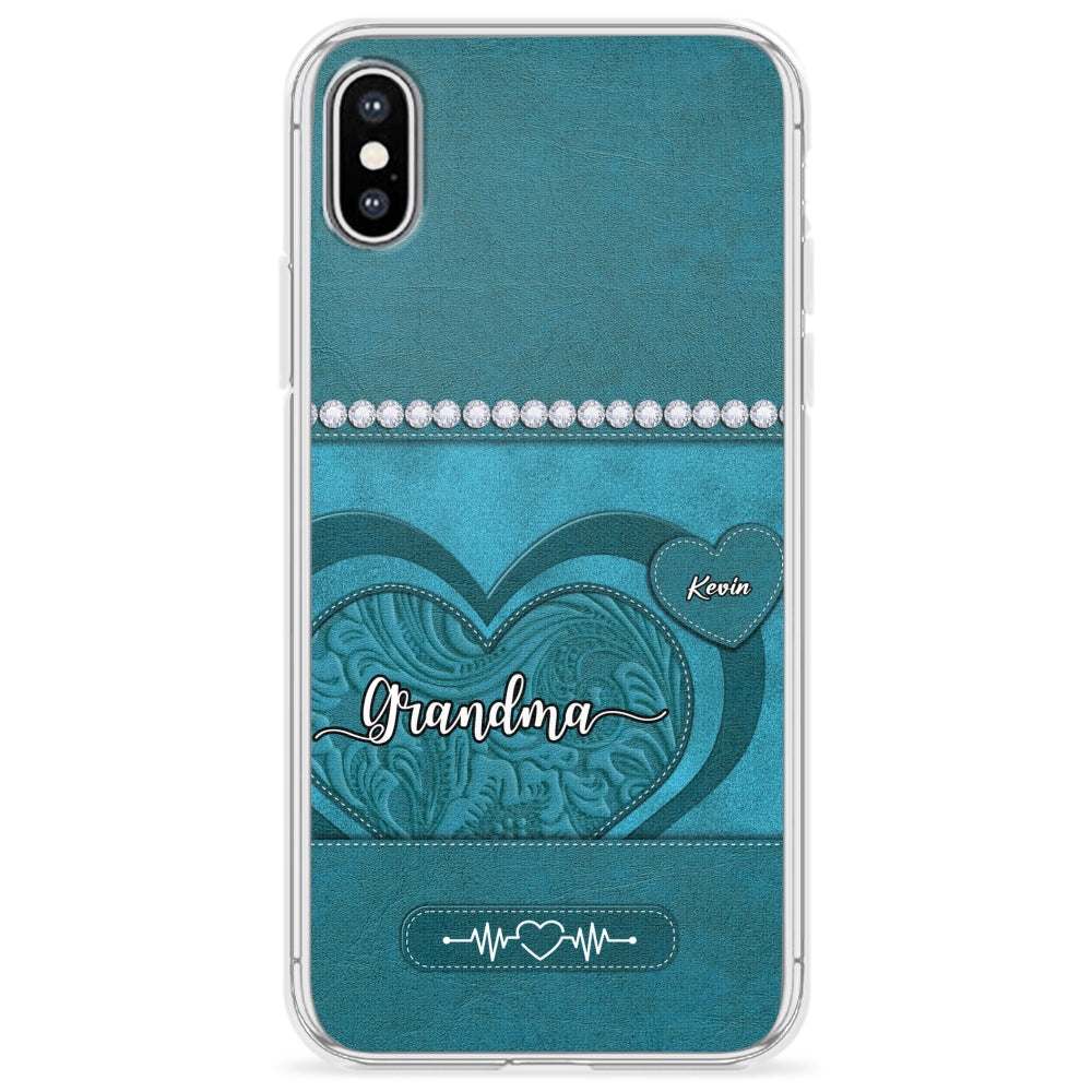 Floral Heart - Personalized Phone Case