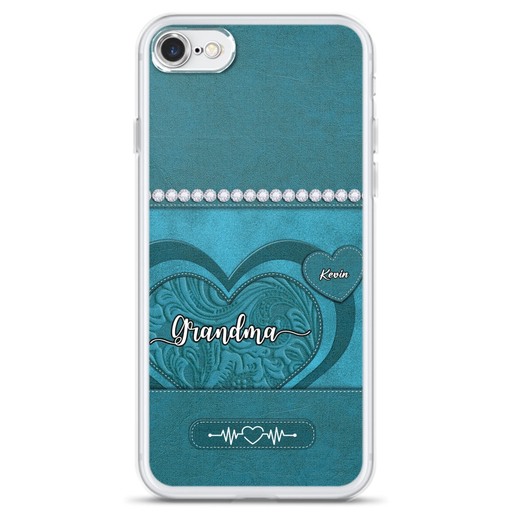Floral Heart - Personalized Phone Case