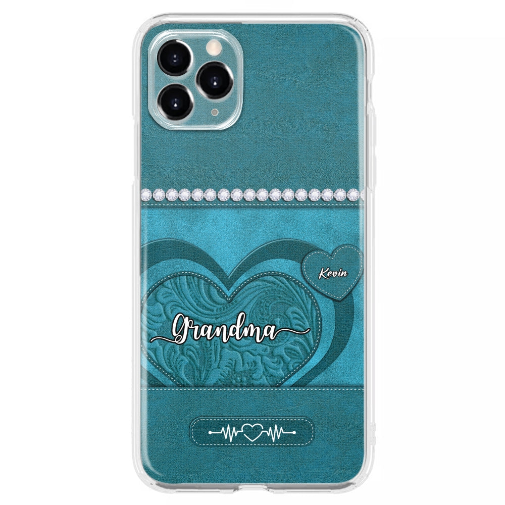 Floral Heart - Personalized Phone Case