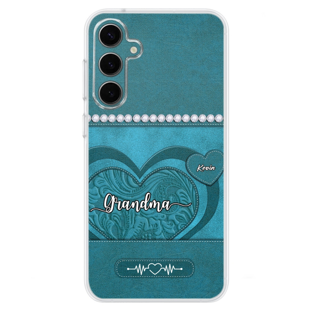 Floral Heart - Personalized Phone Case