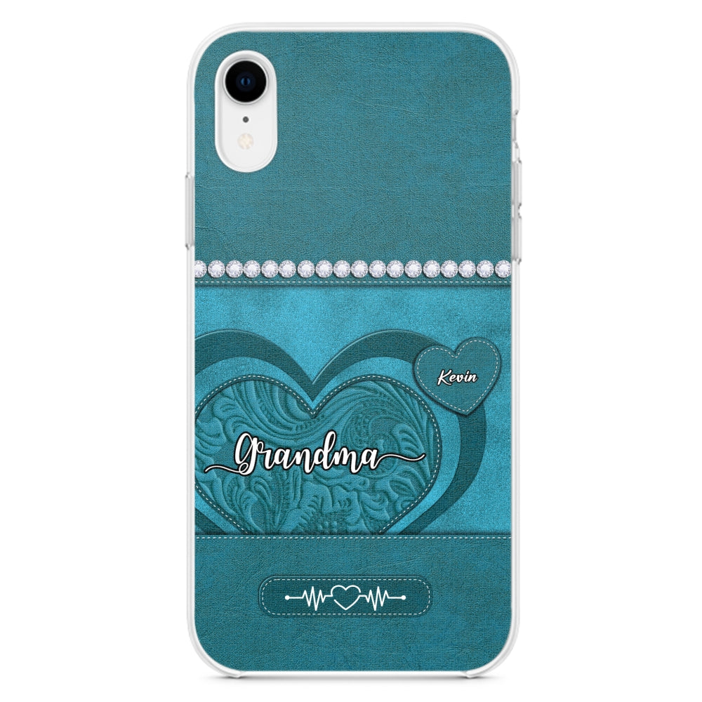 Floral Heart - Personalized Phone Case
