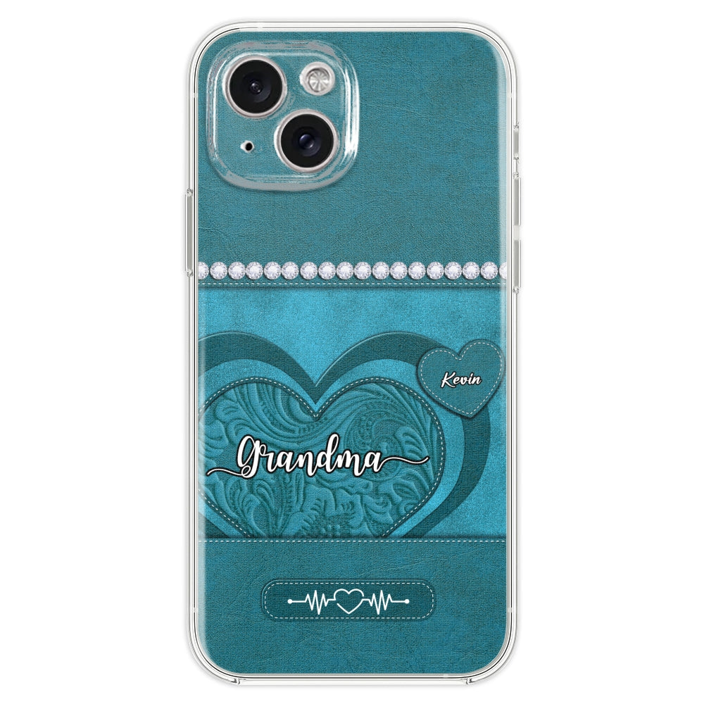 Floral Heart - Personalized Phone Case