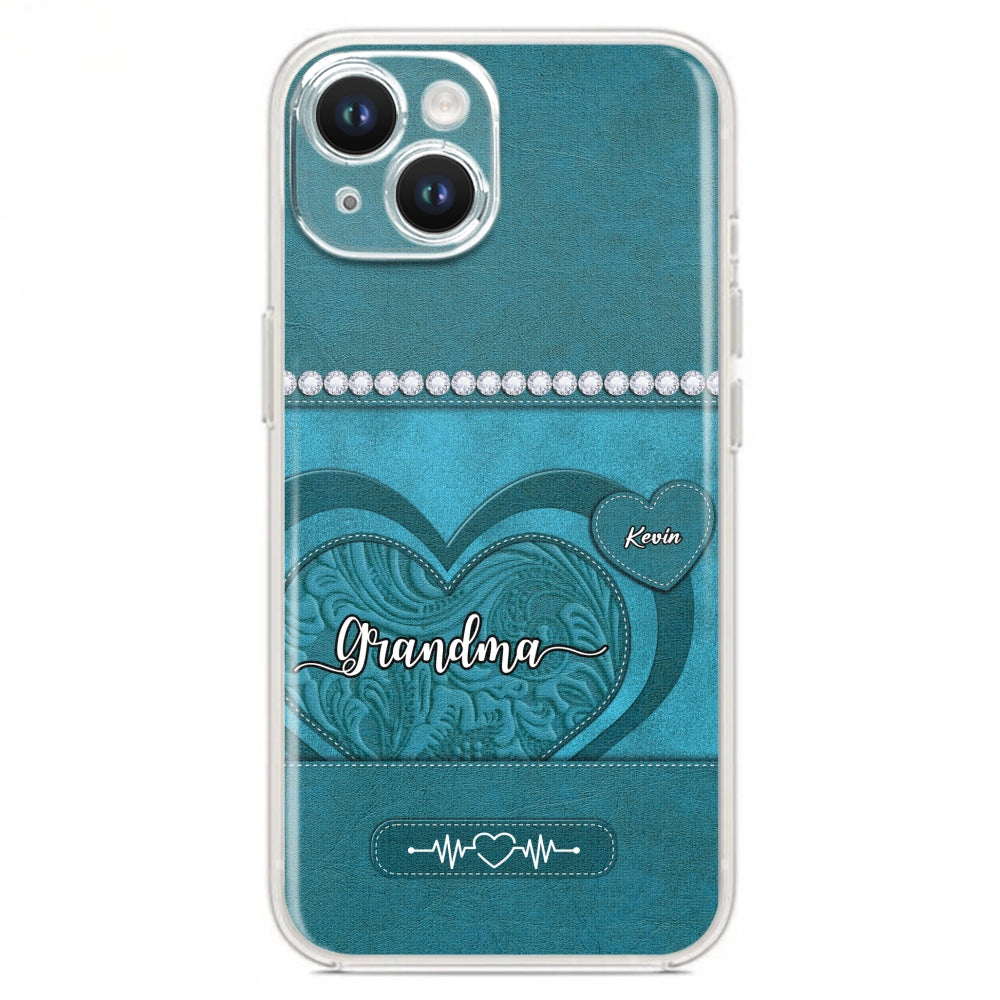 Floral Heart - Personalized Phone Case