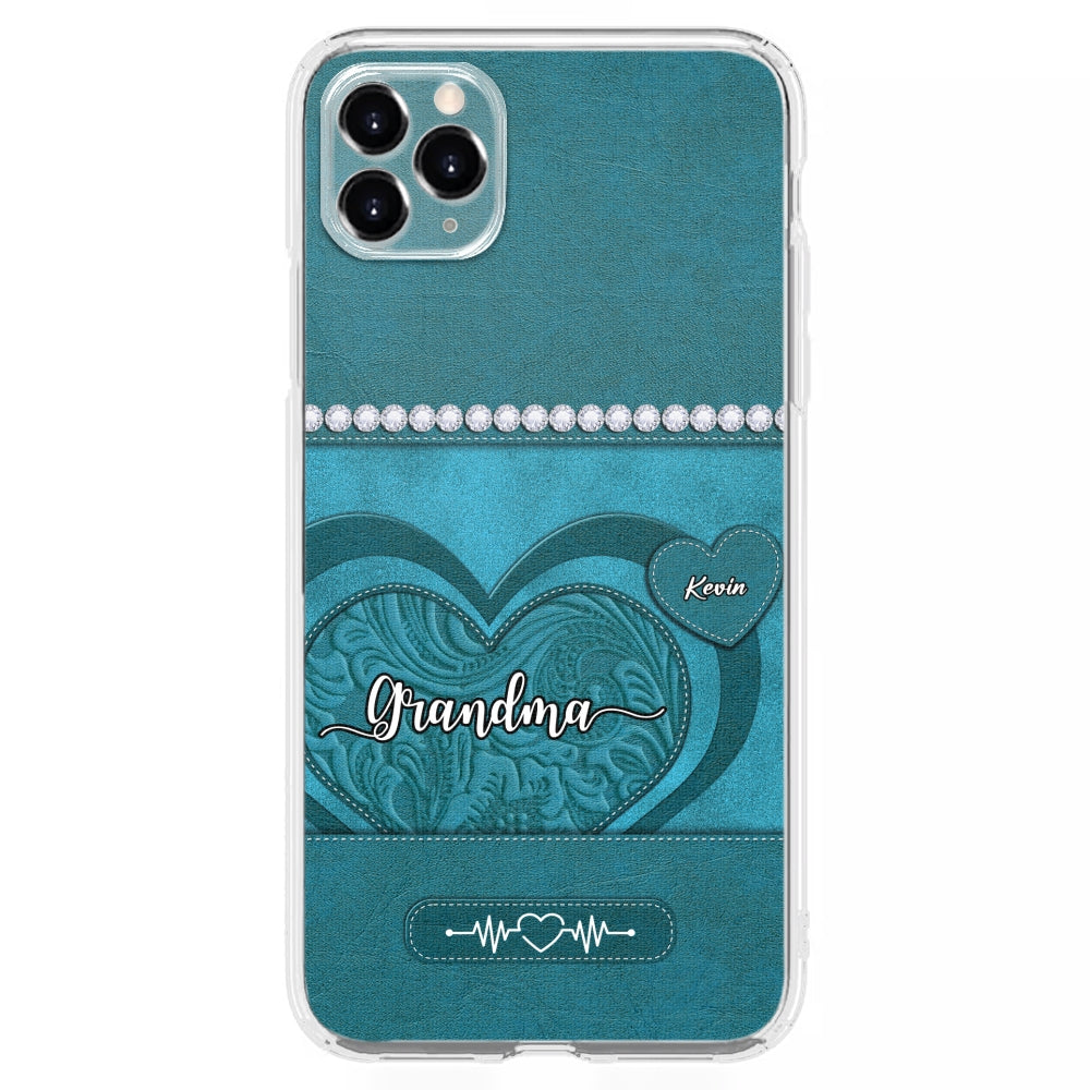 Floral Heart - Personalized Phone Case