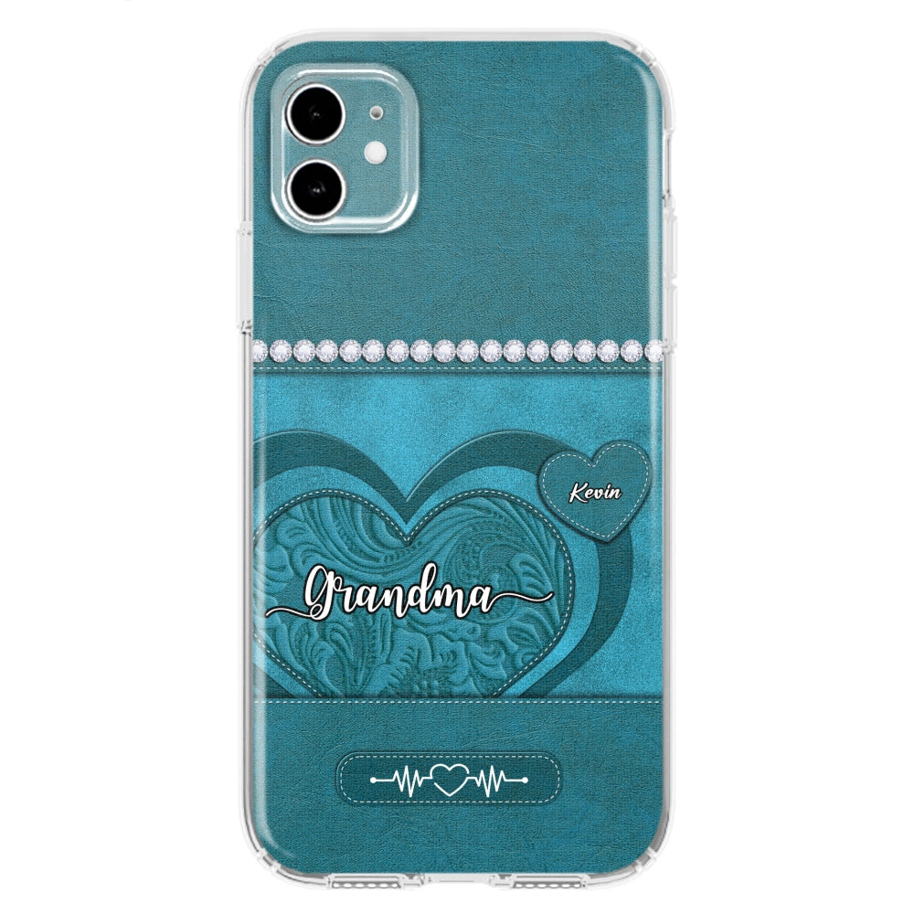Floral Heart - Personalized Phone Case