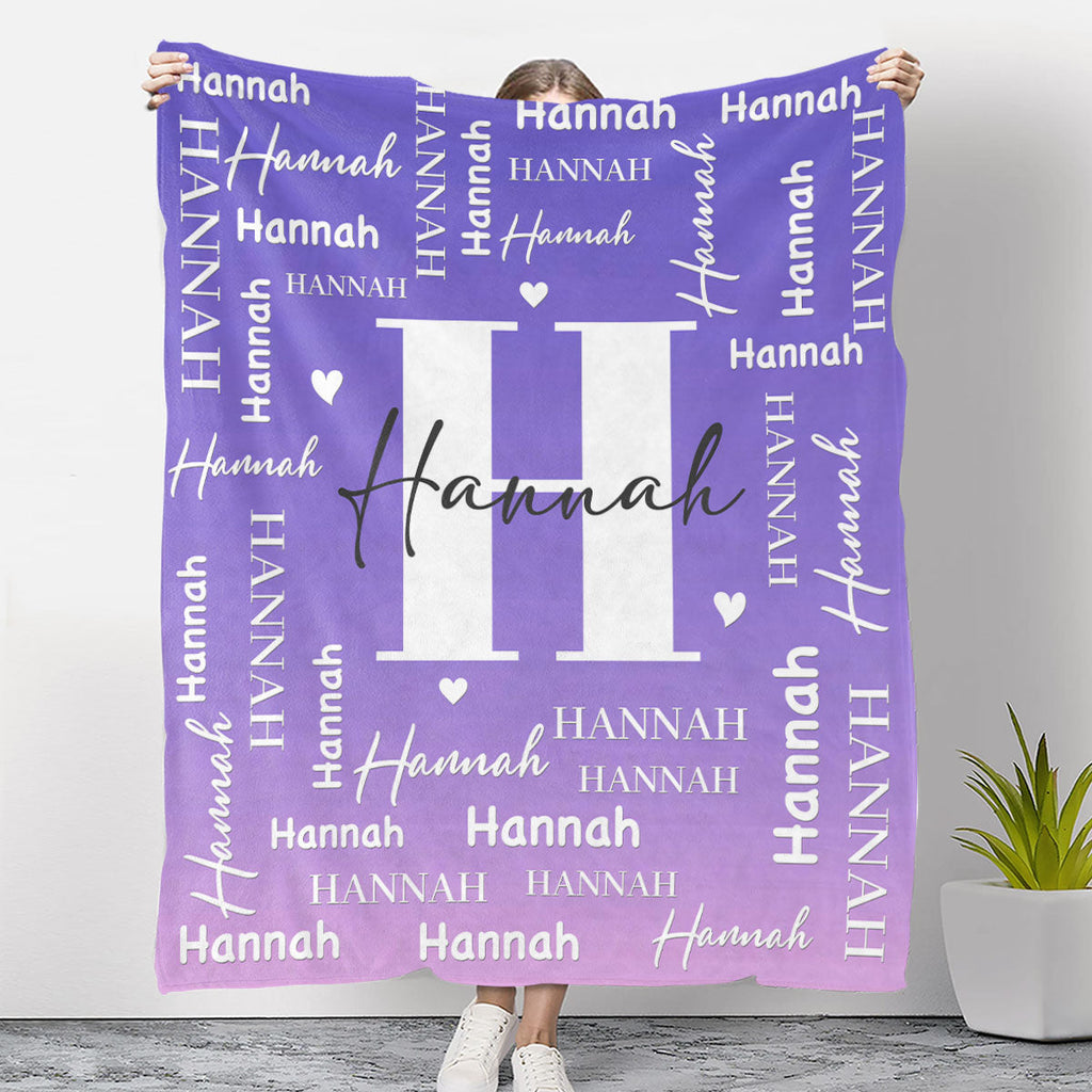 Sweet Little Names - Personalized Fleece Blanket