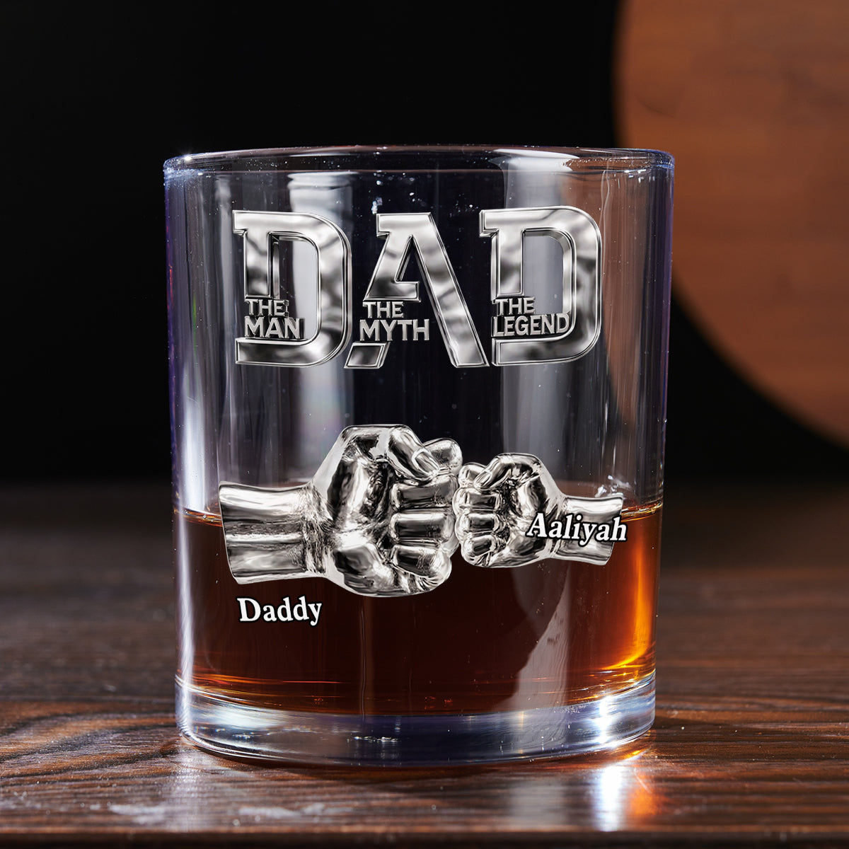 The Legend - Personalized Whiskey Glass