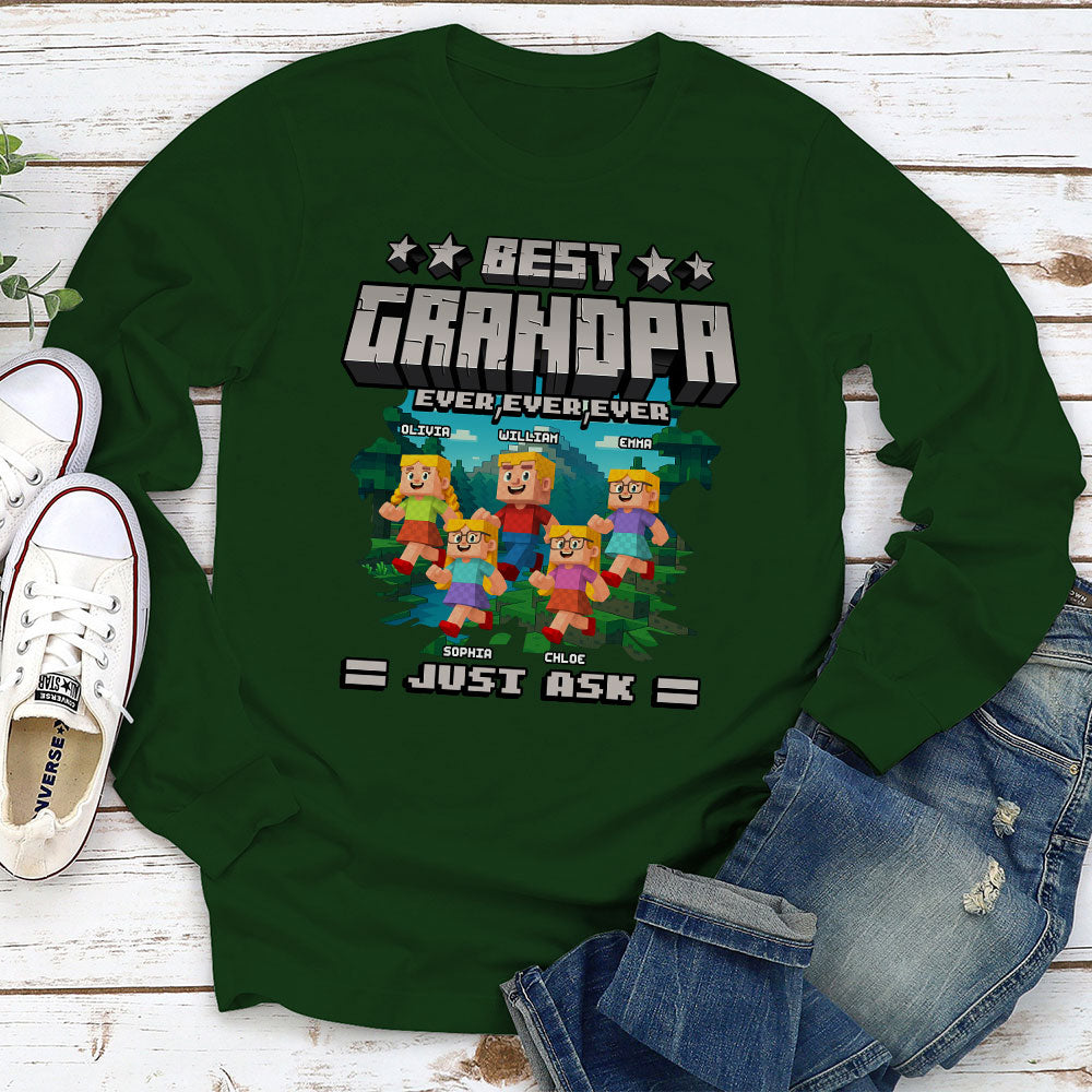 Custom Father's Day, Special Gift for Dad & Grandpa • Best Papa Ever Ever - Personalized Shirt