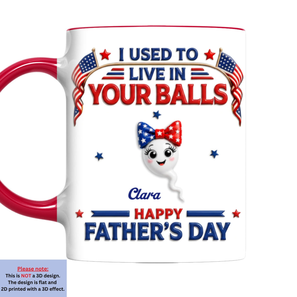 Custom Father's Day, Special Gift for Dad & Grandpa • Do You Remember Us - Personalized 3D Effect Accent Mug