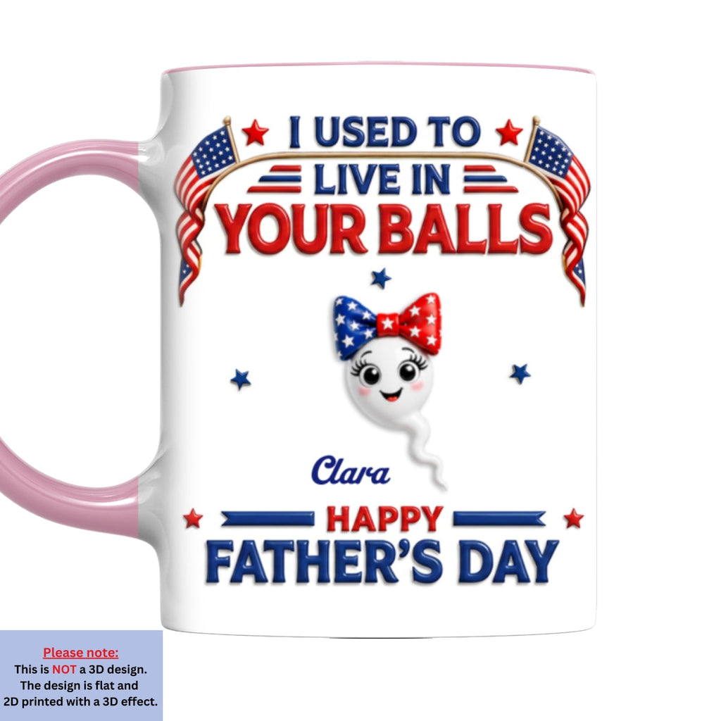 Custom Father's Day, Special Gift for Dad & Grandpa • Do You Remember Us - Personalized 3D Effect Accent Mug