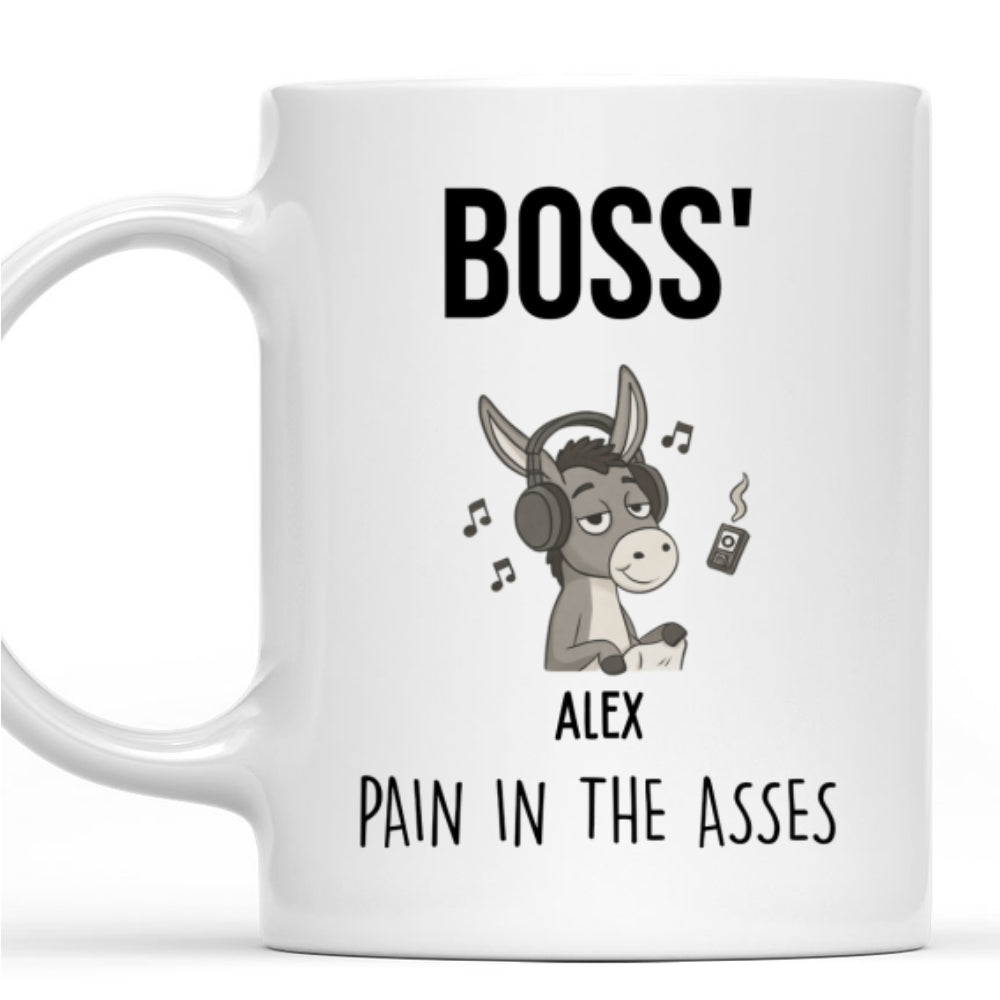 Custom Coworker, Christmas & Birthday Team Appreciation Gift • Funny Donkey Office Team - Personalized Coffee Mug