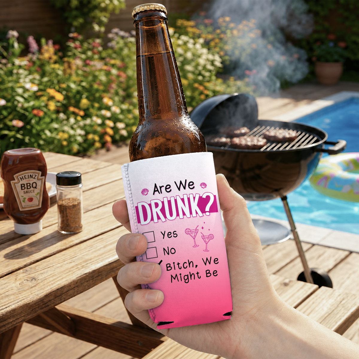 We Might Be - Personalized Skinny Can Cooler