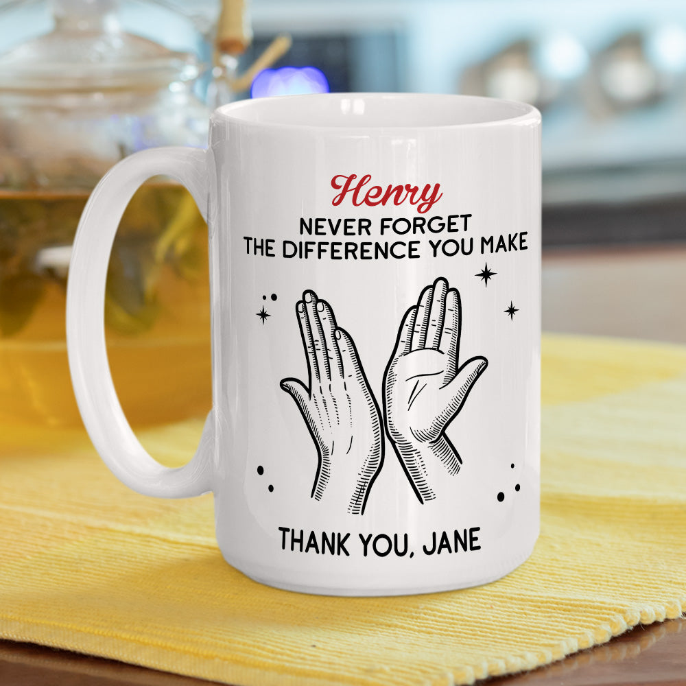 Custom Coworker, Christmas & Birthday Team Appreciation Gift • Thank You - Personalized Coffee Mug