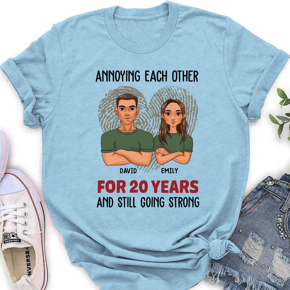 Custom Christmas Anniversary Keepsake Gifts For Wife • For Years - Personalized Women's T-shirt