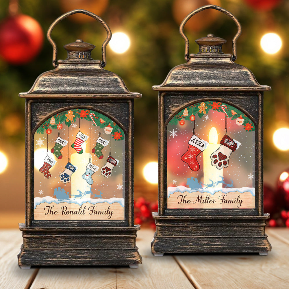 Lovely Stocking - Personalized Christmas Wind Lamp