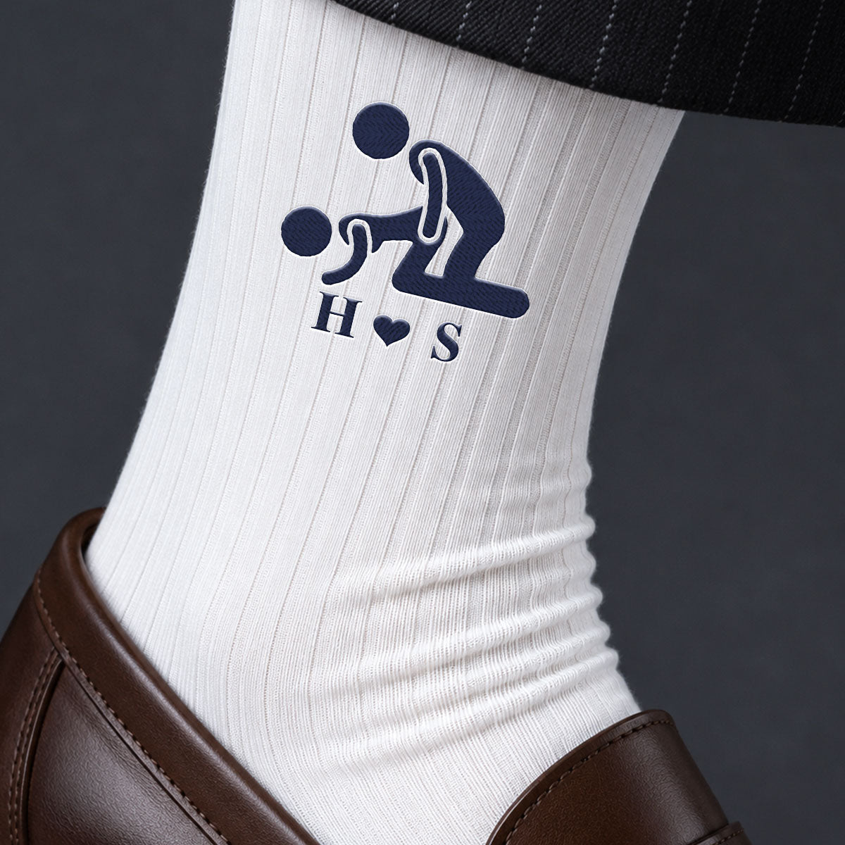 Naughty Couple - Personalized Men Socks