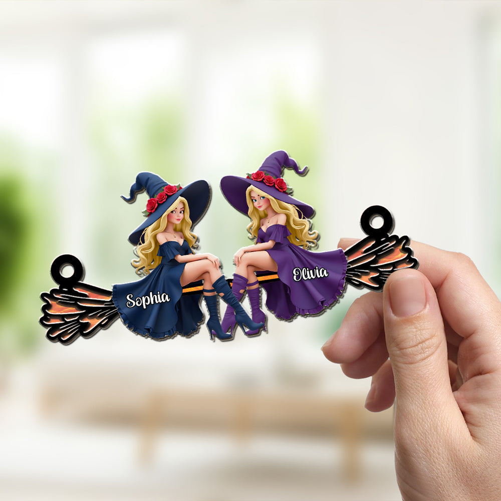 Magical Witchy Bestie - Personalized Suncatcher