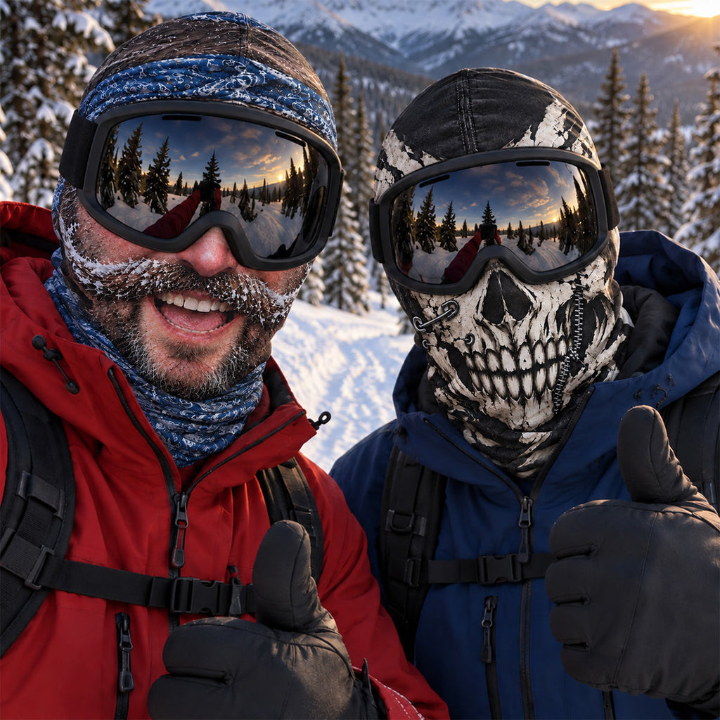 Custom Funny 3D Face Balaclava, Gag Gift For Ski Lovers & Friends • Funny Weirdos Hit The Snow - Personalized Ski Mask