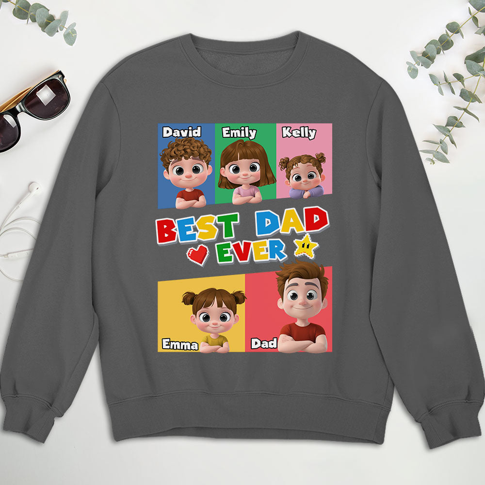 Custom Father's Day, Special Gift for Dad & Grandpa • Super Daddy - Personalized Shirt